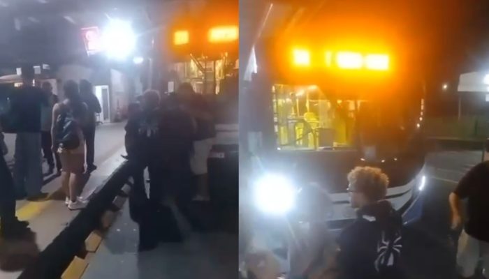 Confusão e agressão com extintor assustam passageiros no Terminal Vera Cruz em Goiânia