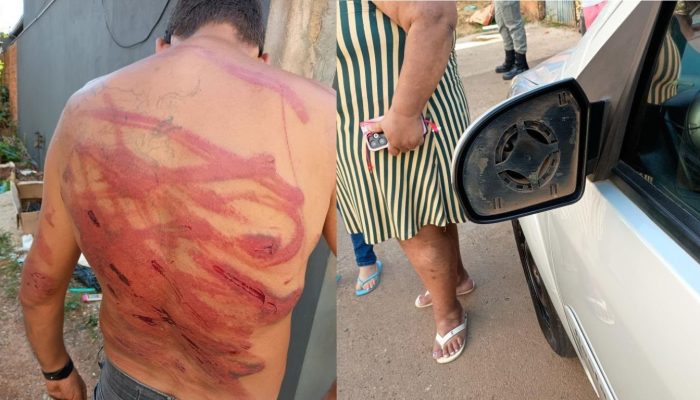 Homem é flagrado agredindo mulher e acaba espancado por populares em Anápolis