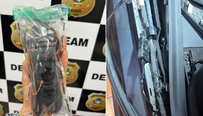 “A mulher é minha”, diz homem preso suspeito de instalar rastreador no carro da ex para monitorar os passos dela em Goiás