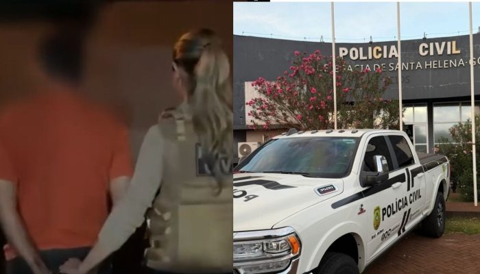 Homem é preso suspeito de abusos contra sobrinha e de filmá-la durante o banho em Goiás