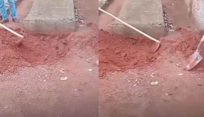 Família precisa cavar própria cova para enterrar parente em distrito de Jaraguá