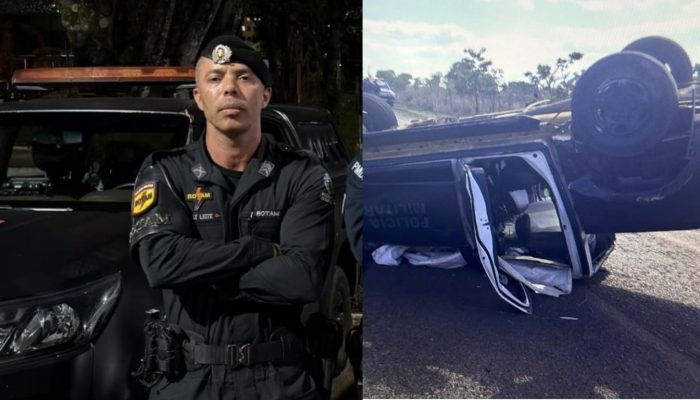 Sargento da Rotam morre após viatura capotar em grave acidente na GO-521