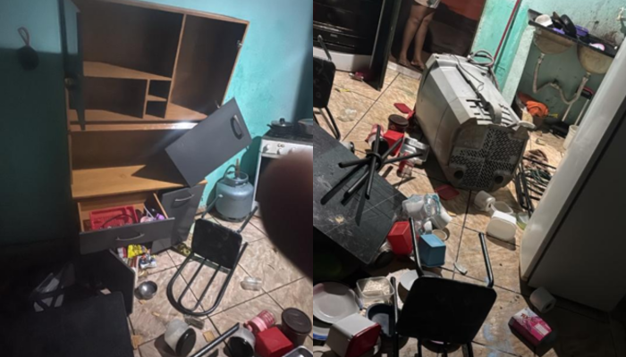 Suspeito de agredir mulher tenta se ferir durante transporte para delegacia em Goiânia