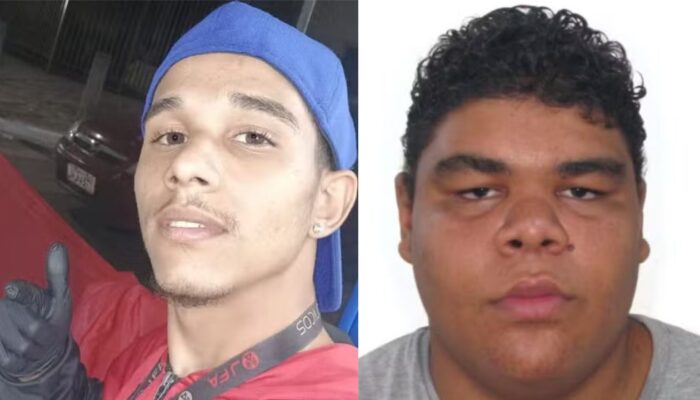 Imagem mostra à esquerda Nycollas Fernandes