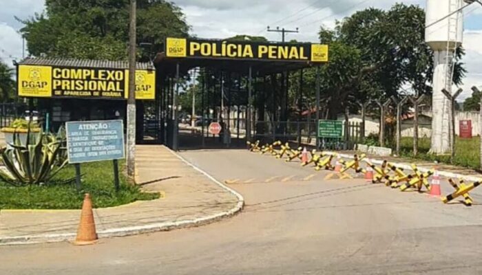 Complexo Prisional de Aparecida de Goiânia. (Foto: Bruno Mendes/TV Anhanguera)