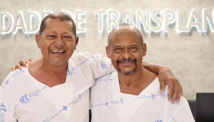 Irmãos recebem  transplantes de uma mesma doadora em Goiás. (Foto: Divulgação/ Alex Maia)