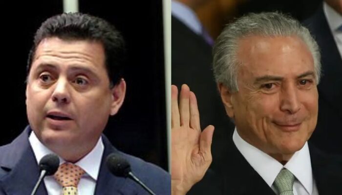 À esquerda imagem mostra ex-governador Marconi Perillo e à direita