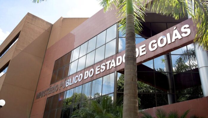 Imagem mostra fachada do MPGO. (Foto: Divulgação)