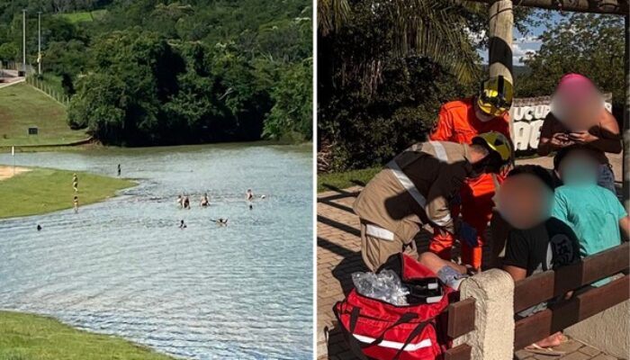 Ataque de piranhas deixa adolescentes feridos em Caldas Novas