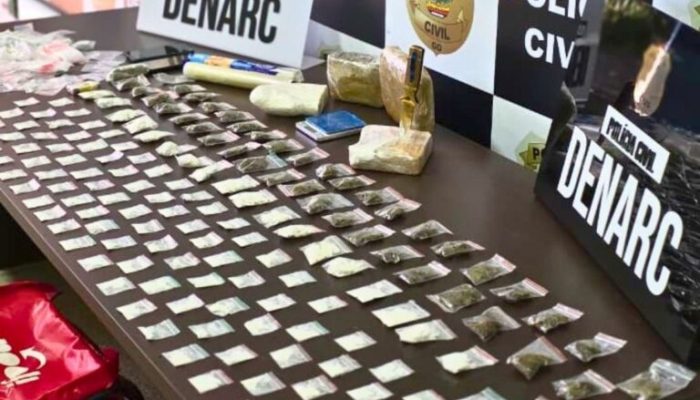 Laboratório de cocaína e skunk é descoberto em bairro de Aparecida de Goiânia