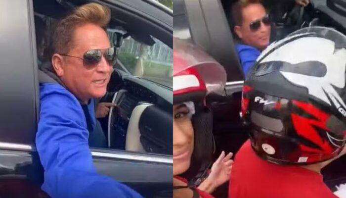 Leonardo brinca sobre o resultado do jogo e viraliza ao dar “show de simpatia” no trânsito de Goiânia