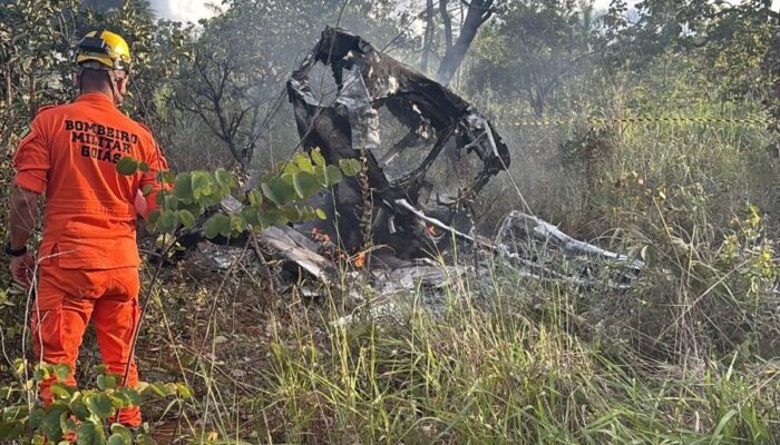 Aeronave cai em área de reserva minutos após decolagem em Formosa