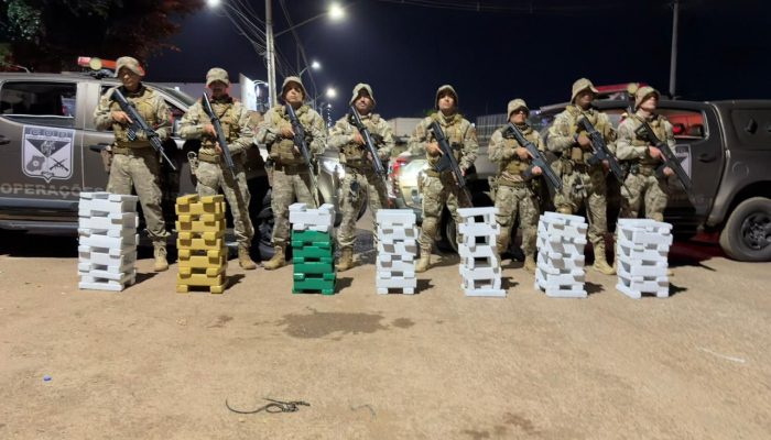 Mais de 150 tabletes de maconha são encontrados durante operação do COD