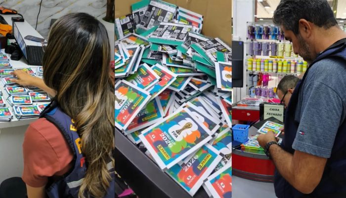Mais de 2 mil figurinhas falsas da Copa são apreendidas em lojas de Goiânia