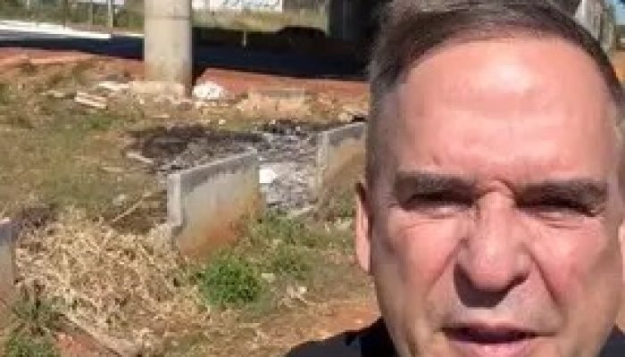 Sandro Mabel pede ajuda da população para decidir futuro de viaduto inacabado em Goiânia