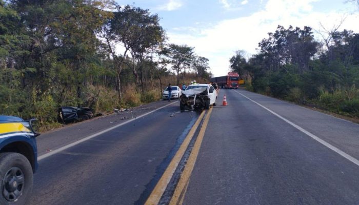 Três pessoas morrem e 26 ficam feridas em acidentes nas rodovias federais de Goiás