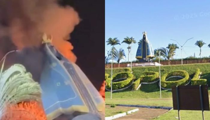 Incêndio destrói imagem de Nossa Senhora Aparecida em Nerópolis; polícia investiga vandalismo