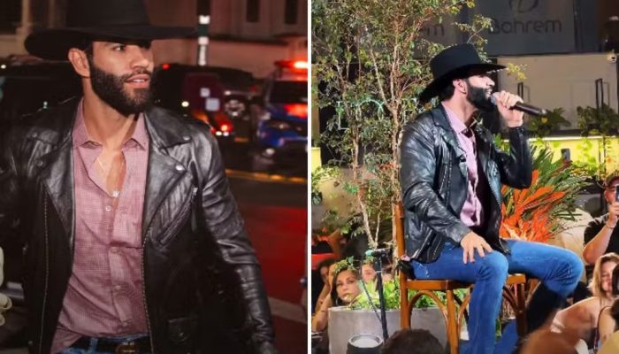 De surpresa, Gusttavo Lima faz apresentação em bar no Setor Marista, em Goiânia