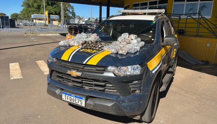 PRF encontra 37 kg de haxixe escondidos em tanque de combustível na BR-153