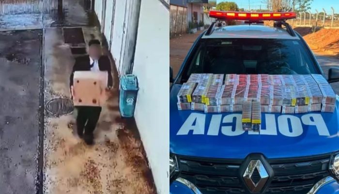 Funcionários são presos após furtarem caixas de cigarros avaliadas em R$ 73 mil em Anápolis
