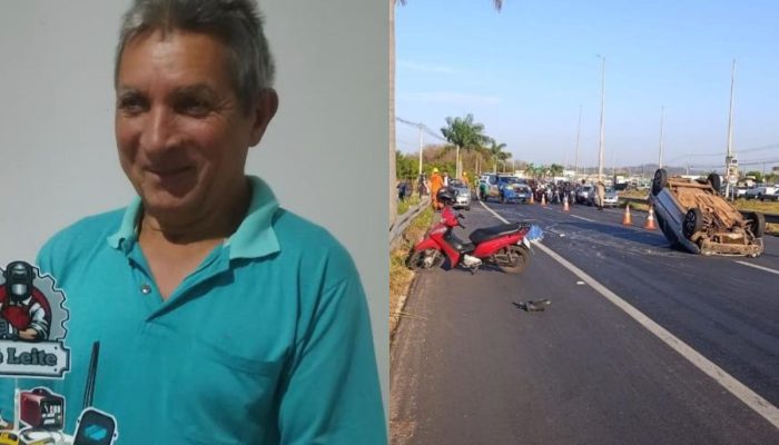 Homem morre após ser atropelado enquanto ajudava motociclista na GO-060
