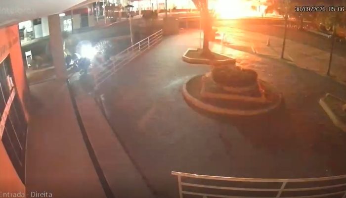 Vídeo mostra momento em que explosão destrói lanchonete da Rodoviária de São Simão