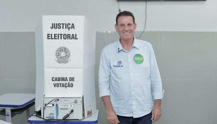 Vanderlan Cardoso vota em Goiânia e defende atuação com ‘equilíbrio’ no Senado