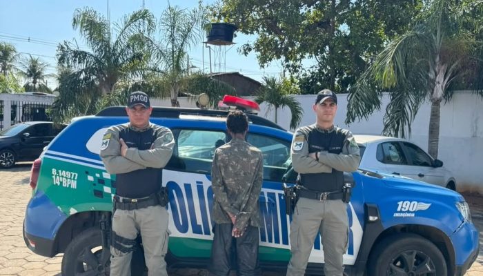 “Ladrão do pratinho” volta a atacar, mas acaba preso pela PM em Uruaçu