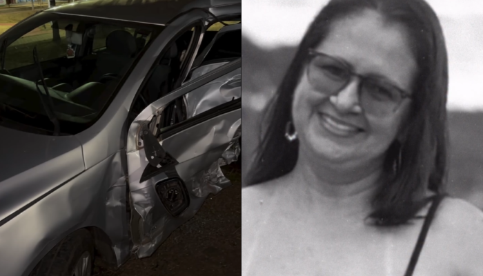 Mulher morre após grave acidente entre carro e ambulância na GO-462