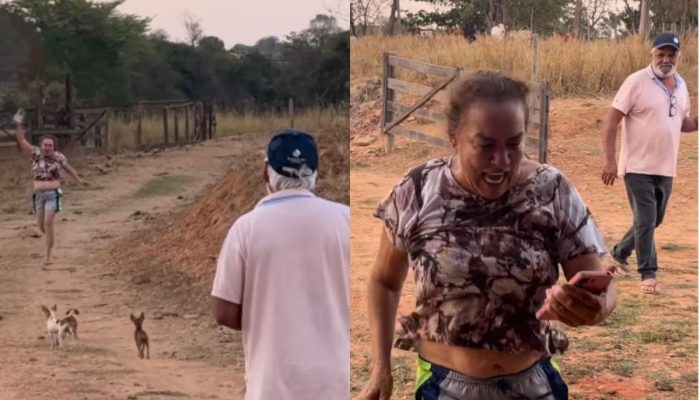 Mulher se empolga ao achar que ganhou caminhonete de influenciador mas filha descobre que era mensagem de divulgação