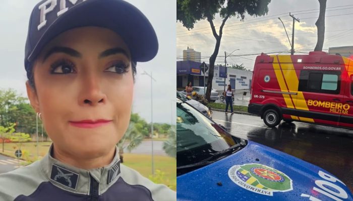 “Você não está sozinha”: 2ª Sargento da PM emociona ao consolar mulher após acidente, em Goiânia