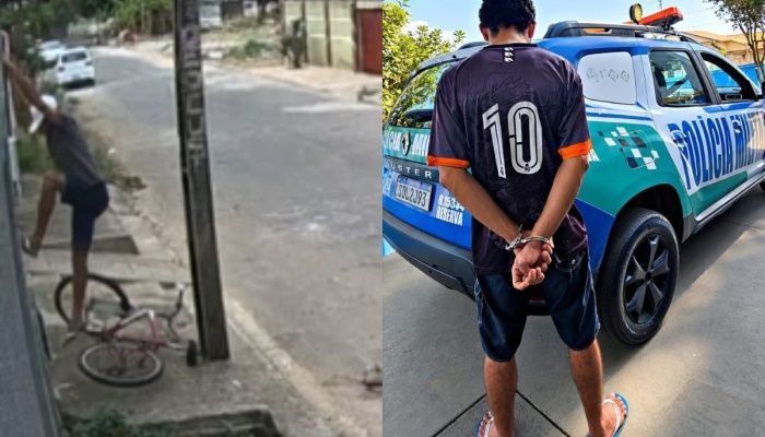 Homem é preso após furtar bicicleta e vender veículo para comprar drogas, em Aparecida de Goiânia