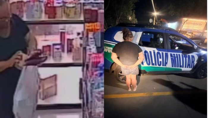 Sacola cheia, compra de R$ 16: mulher é presa após furto de mais de R$1,3 mil, em Aparecida de Goiânia
