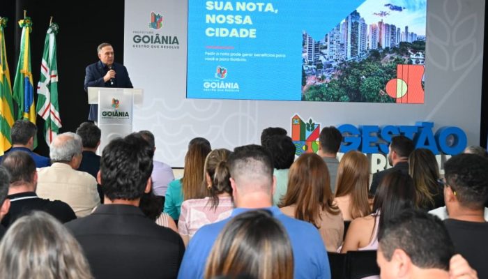 Sandro Mabel propõe programa que dá créditos a quem pede nota fiscal, em Goiânia