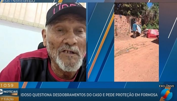 Idoso volta de viagem, encontra casa invadida e é agredido por homem; suspeito é liberado após audiência de custódia em Goiás